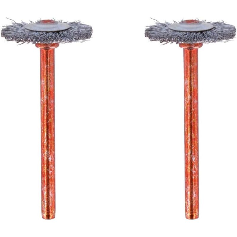Image of 2 spazzole in acciaio inossidabile diam. 19MM - Dremel