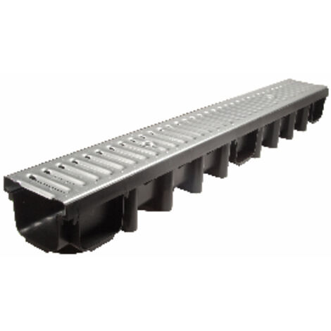 Drenaje lineal de 100098 mm con rejilla de acero A15 - MX 01738