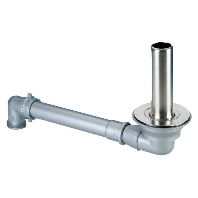 

Drenaje que ahorra espacio con un tubo de rebose de acero inoxidable de 270 mm para un fregadero de 90 mm de diámetro