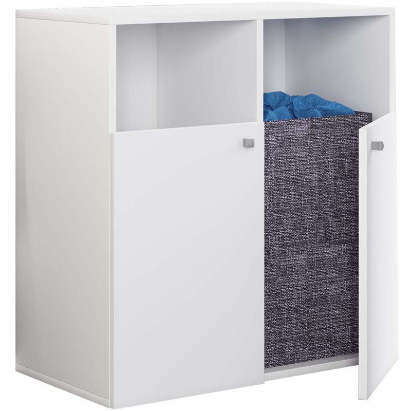 Ebuy24 - DresoL armoire de salle de bain blanc.