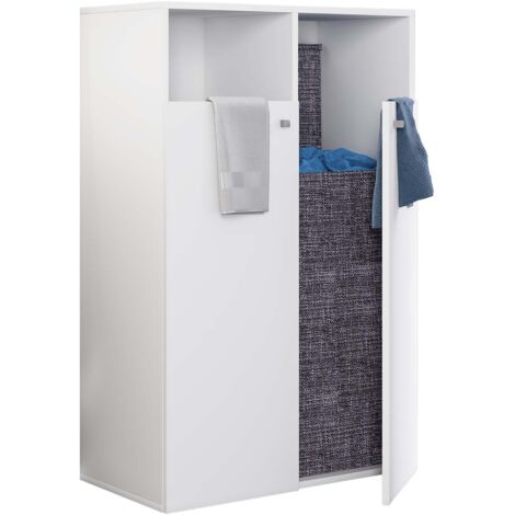 DresoXL Badschrank weiß.