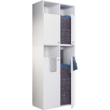 DresoXXL Badschrank weiß.