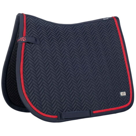 Dressage pony, Rosso: Sottosella trapunta a spina con doppio cordoncino modello Aruba dressage o rettangolare