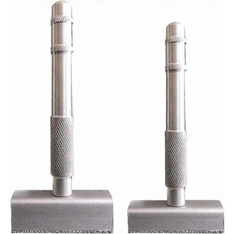 Dresse-meule diamantée, 2 pièces. Dresse-meule diamantée portatif robuste en forme de T avec surface plane revêtue de diamant pour l'affûtage et l'ébavurage des meules.