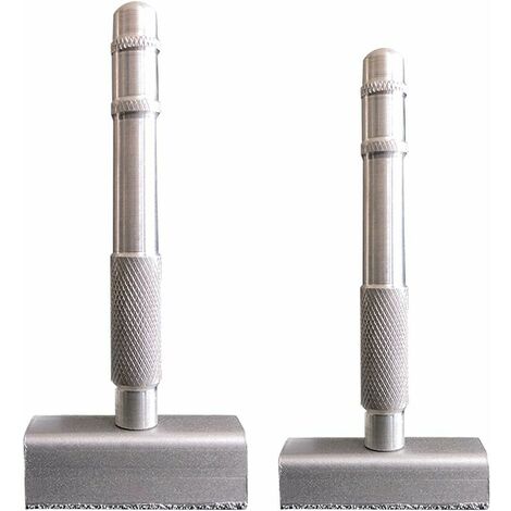 Dresseur de Meule Diamant, 2 Pièces Dresseur de Meule Diamant en Forme de T à Main Robuste avec Surface Plate Enduite de Diamant pour Affûter les Meules dÉbavurage