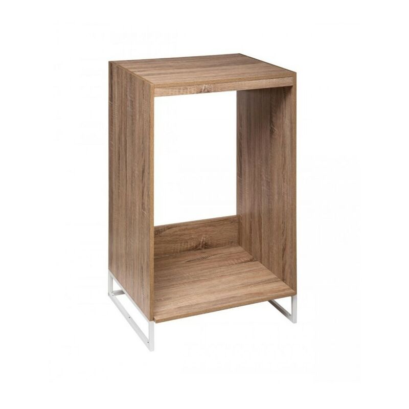 Meuble ouvert en bois naturel ORSO 60x50x h105 cm