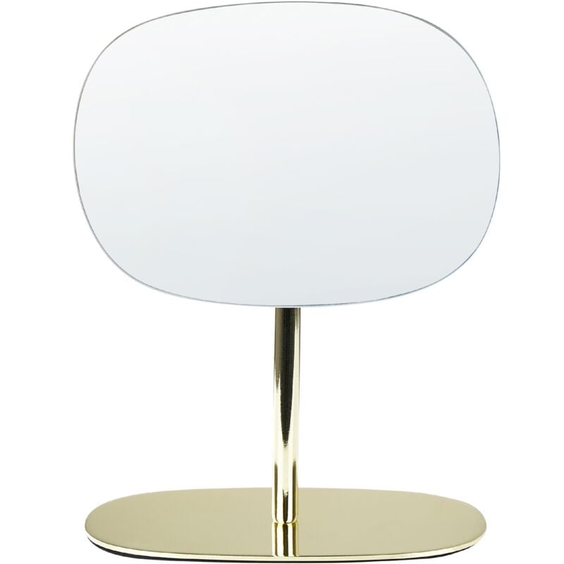 Dressing Table Swivel Mirror Makeup Vanity 20 x 14 cm Gold Charente