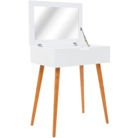 Dressing Table with Mirror MDF 60x40x75 cm vidaXL