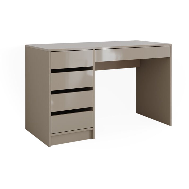 Vicco - Coiffeuse Sherry, Gris brillant, 55cm sans miroir