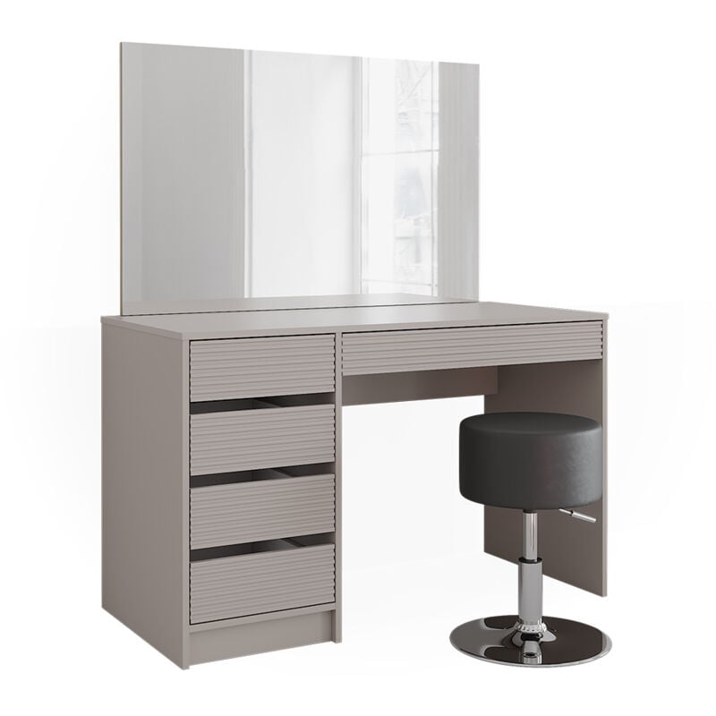 Vicco - Coiffeuse Sherry, Cachemire, 120cm avec miroir & tabouret