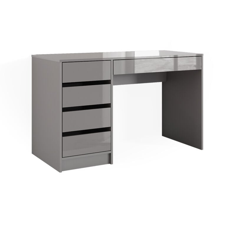 Coiffeuse Sherry, Gris, 120 cm sans miroir Vicco