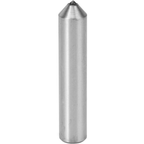Dressoir diamant 10mm pour meule, outil conique à pointe unique 0.4 carat avec tige en acier carbone