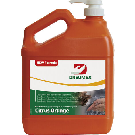 DREUMEX - Crème lavante citrus orange - 3,78L + Pompe - 90337801002