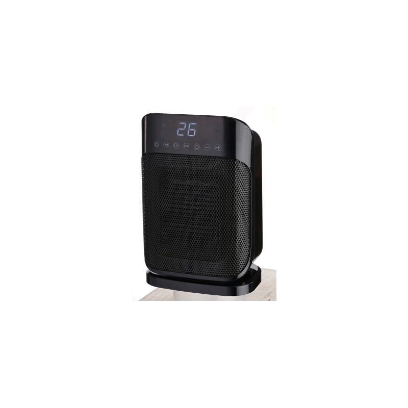 Drexon - 503180 - Radiateur céramique oscillant mobile 1800W nero - IP21- Affichage digital-