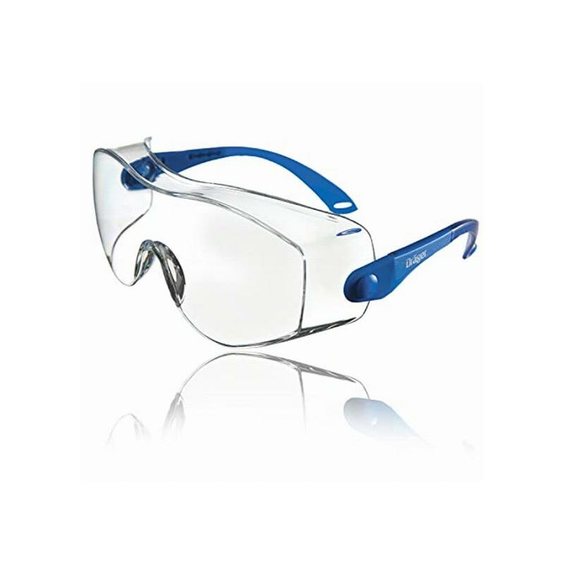 Image of Dräger occhiali protettivi da lavoro X-pect 8120 Sovraocchiali adatti anche per chi porta gli occhiali antipolvere, antischizzo e antivento Leggeri,