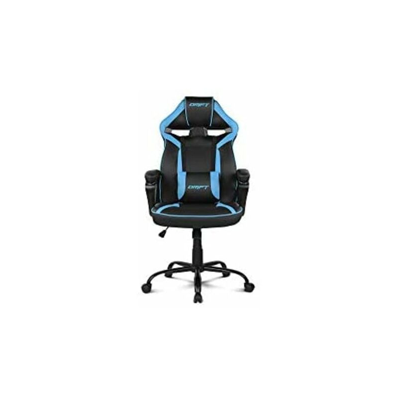 

DR50BL- Silla Gaming Profesional, polipiel, reposabrazos acolchados, piston clase 4, asiento basculante, altura regulable, cojín lumbar, color