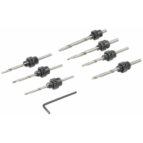 Drill & Countersink Set 7pce - 3 - 6mm