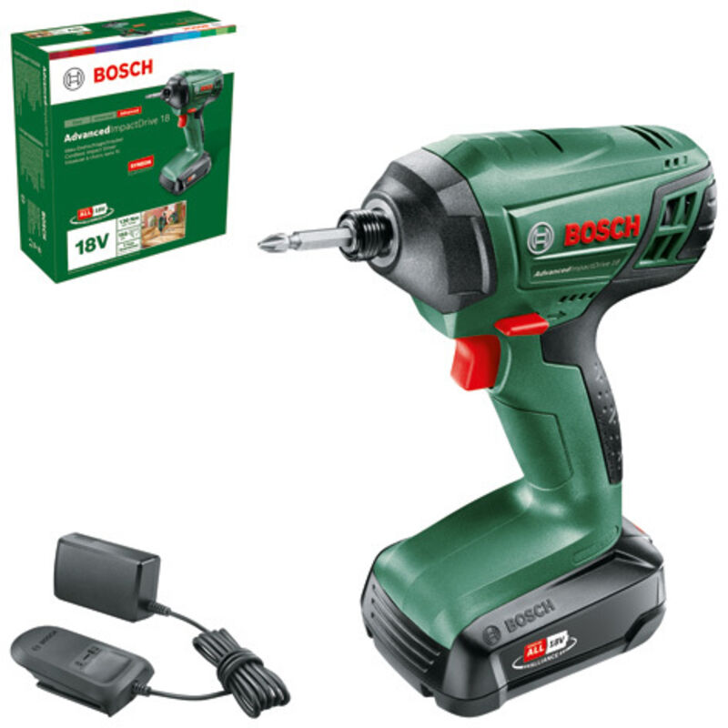 Avvitatore a percussione con batteria AdvancedImpactDrive 18 con 1 batteria e caricabatterie