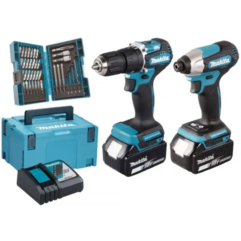 Makita - DLX2414JX4 Set avvitatori Brushless a batteria 18 v
