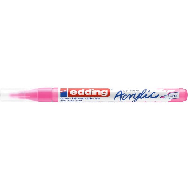 Image of Edding Vertrieb Gmb - 5300 marcatori acrilici Fine neon rosa