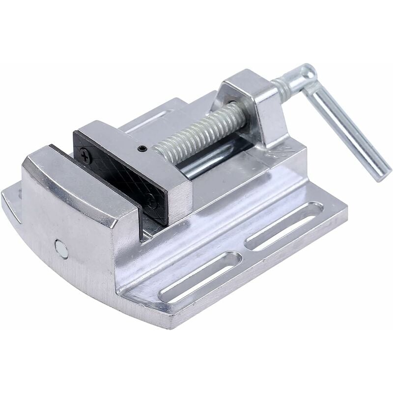 Osqi - Drill Press Vice 2.5 Inch (65mm), Precision Pillar Drill Bench Clamp Aluminium Alloy for Workshop Milling Machine Machinery Maintenance