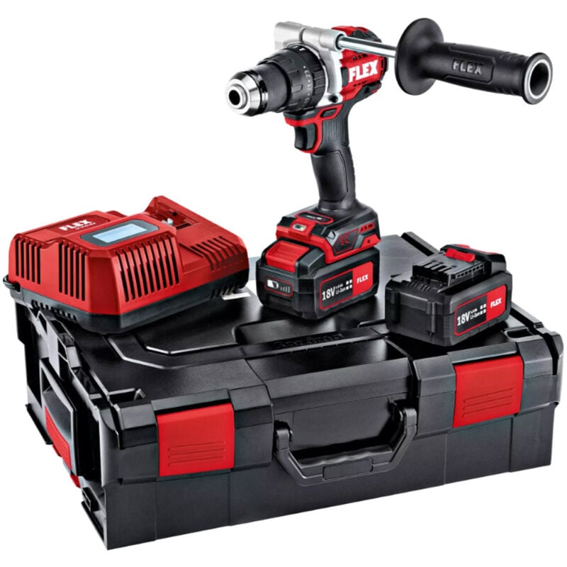 Perceuse à percussion pd 2G 18.0-EC hd - l-boxx - 2 batteries + 1 chargeur Flex