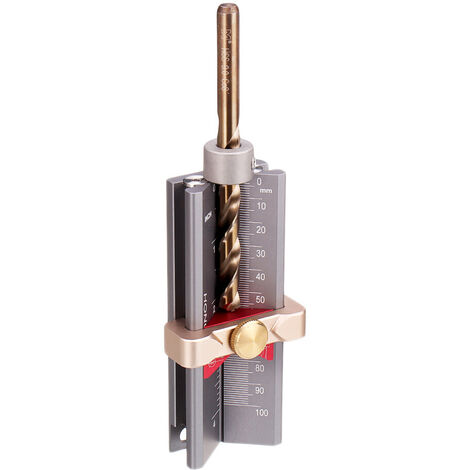 Drillpro 3-in-1-Multifunktions-Messgerät  Bohrtiefenanschlag und Spitzenwinkel-Schleifwerkzeug und Tischkreissägen-Höhen-Holzbearbeitungswerkzeug