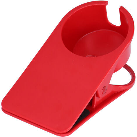 Drinking Cup Holder Stand Clamp Large Plastic Desk Side Clip for Computer Game Table