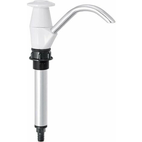 Drinking Water Pump, Manual Water Pump, Hand Press Water, Caravan Sink Water Hand Pump Double Action Camping Trailer, Camping Spare Pumping Tool(White)