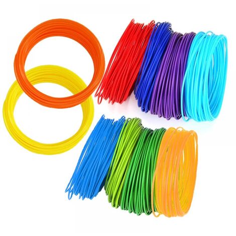 PLA de filament de stylo d'impression 3D, 20 couleurs, 10M chacun -  filament de PLA 3D 1.75mm, pour PACKGOUT, MYNT3D, DeWang : :  Cuisine et Maison