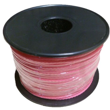 Drisse polypropylène fluo anti-UV - 1.5 mm - rose fluo - bobine de 100 m - CORDERIES TOURNONAISES