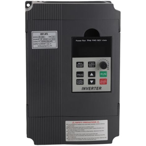 Drive de fréquence variable 2,2 kW Entrée monophasée 3 Convertisseur d'onduleur VFD de sortie