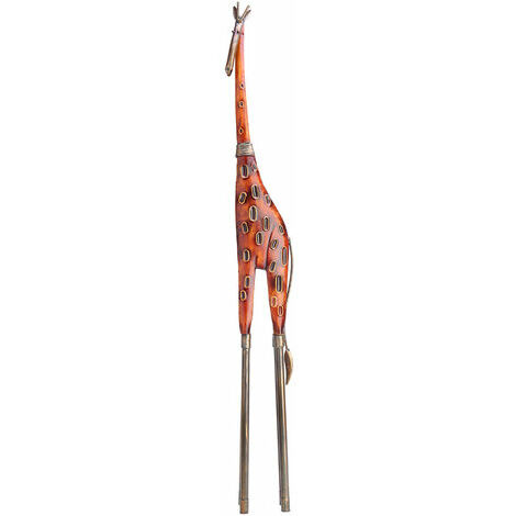DRIVE Grands ornements de girafe decoration d'art en fer forge artisanat artisanal, type 1