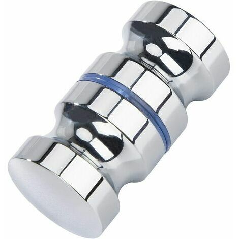 DRIVE - HSDRJU Perilla de puerta de ducha Manija de puerta de aleación de aluminio redonda para puertas de vidrio de baño Puertas corredizas
