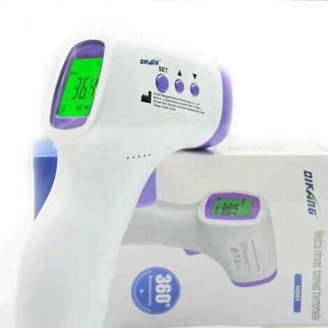 DRIVE - Termómetro médico YNOQE Termómetro digital sin contacto para adultos y bebés con termómetro frontal LCD