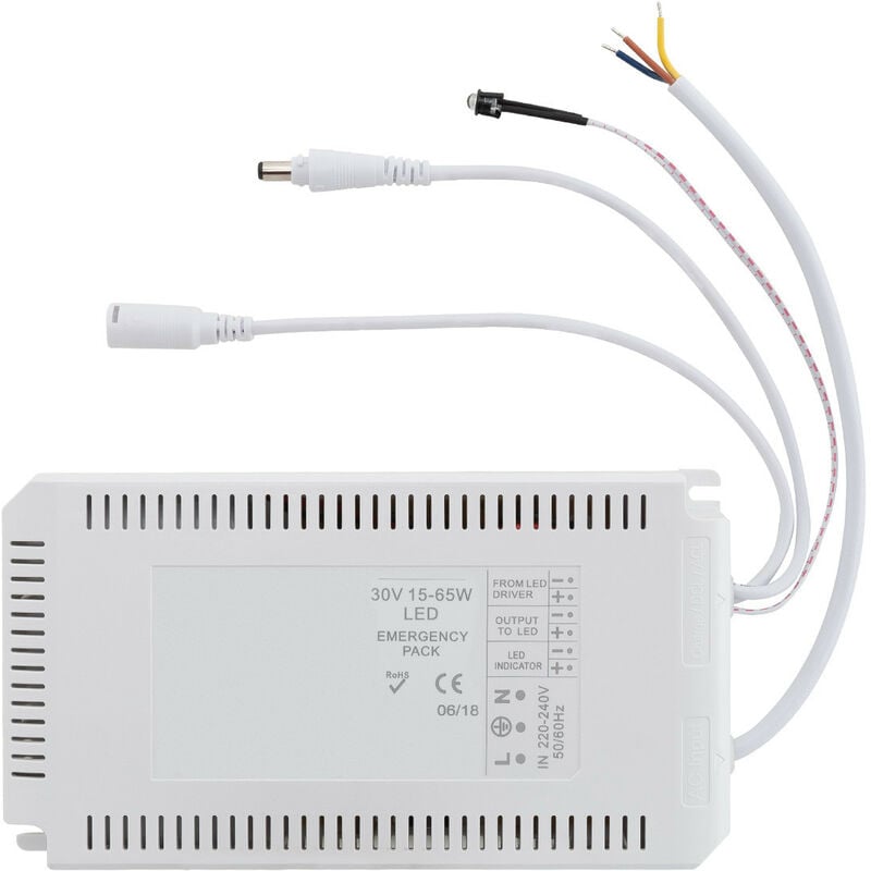 

Driver con Batería para Paneles LED de Emergencia 30V DC 15-65W