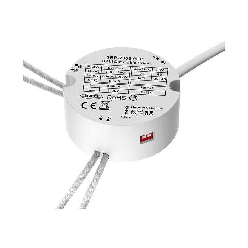 

Driver DALI Dimmable 9W CC (1 OUTPUT)