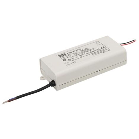 DRIVER DE LED À COURANT CONSTANT - VARIABLE - 1 SORTIE - 700 MA - 40 W VELLEMAN PCD-40-700B