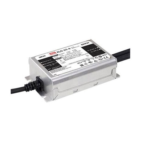 DRIVER DE LED À PUISSANCE CONSTANTE MEAN WELL XLG-25-AB 25 W 250 MA - 1.05 A 22 - 54 V/DC