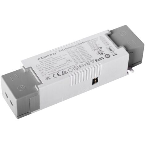 Driver dimmable DALI - PUSH - 0-10V 9-42VDC Multicourant