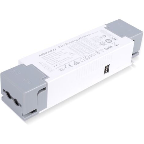Driver dimmable par DALI + 1/0-10V + PUSH - 9-42V DC - 58W -