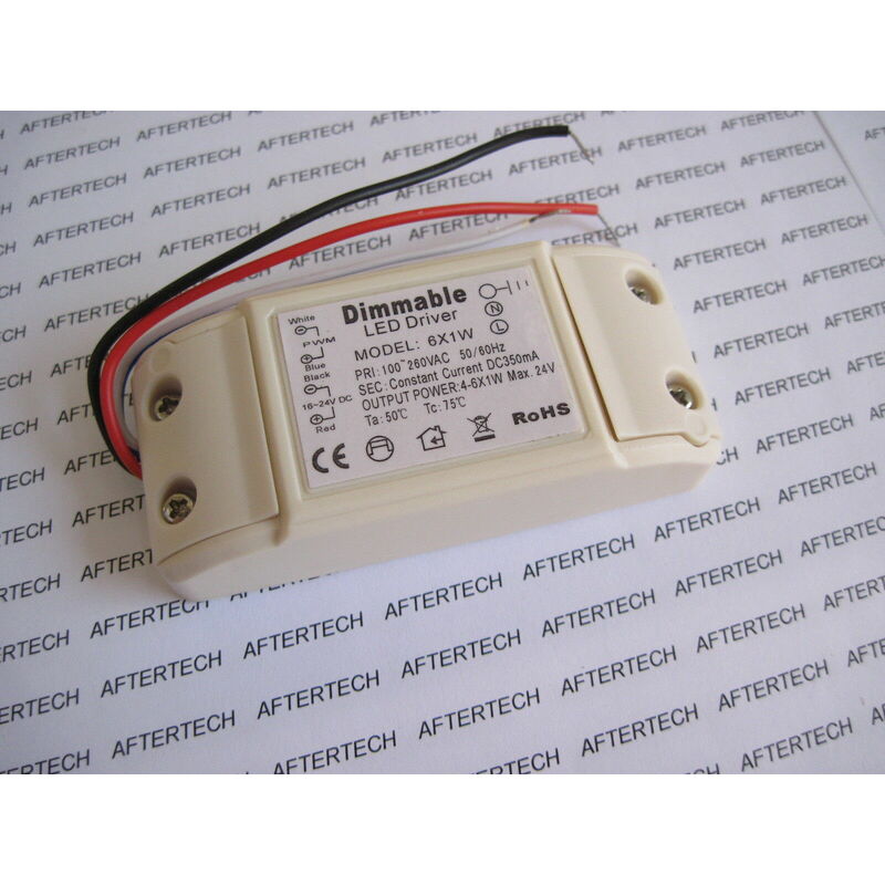 Image of Aftertech - driver dimmerabile dimmabile led 4 5 6 x 1w input 100260V variatore luce B4D6