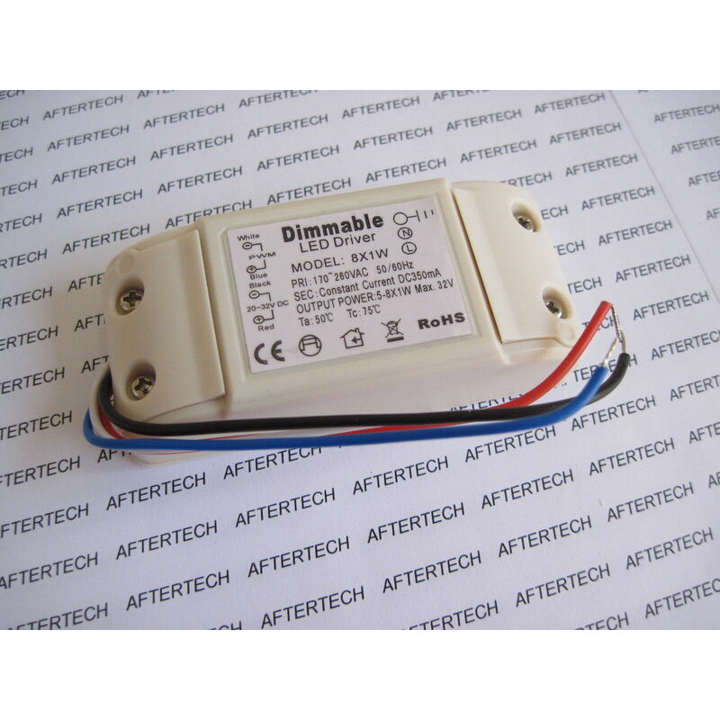 Image of Aftertech - driver dimmerabile dimmabile led 5 6 7 8 x 1w input 100260V variatore luce B4D7