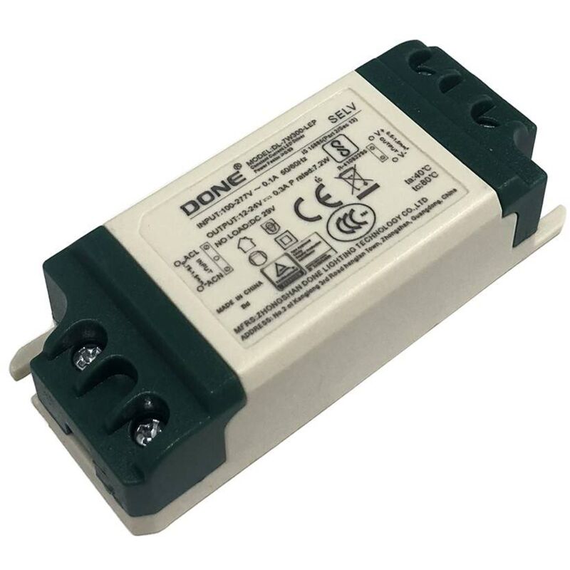 

Driver 'DONE' para downlight LED 12-24V 300mA (4-7W)