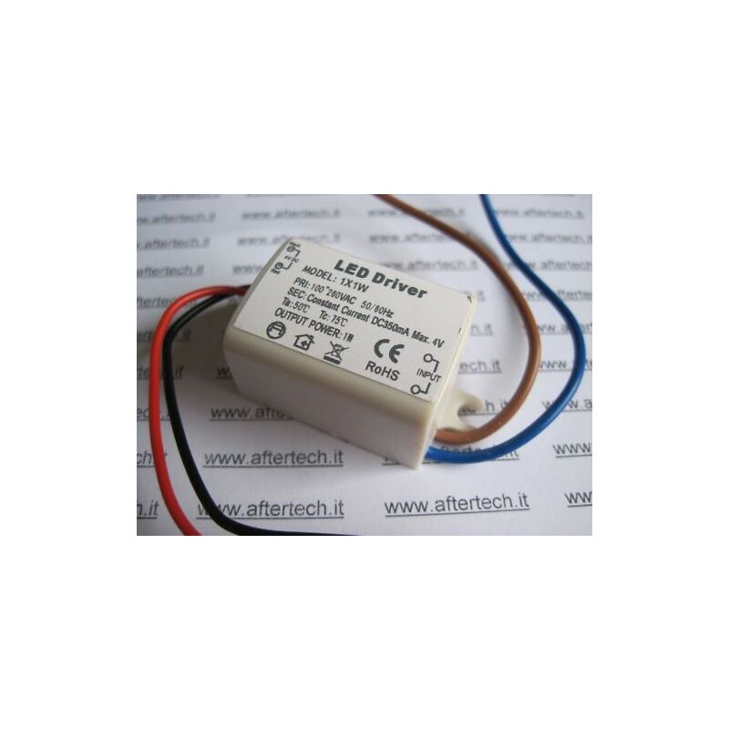 Image of Aftertech - driver led 1 x 1w 350mA costante input 100260V B4C8