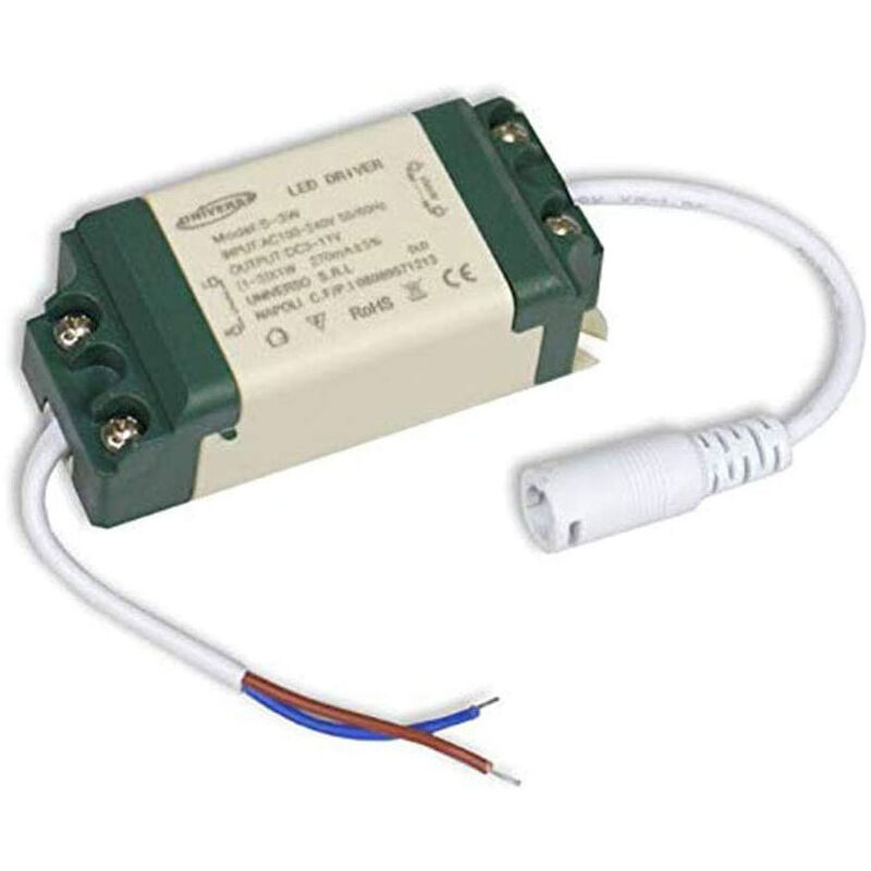 Image of Driver led 3 watt trasformatore per uso continuo ac 100-240V per fari e pannelli led