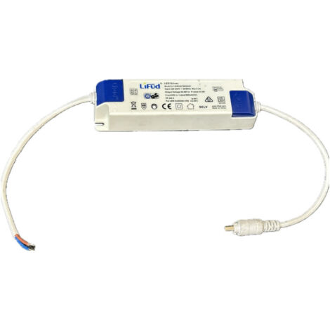 Driver LED 40W – Tension entrée 220-240V AC – Tension sortie 25-42V DC – Courant 900mA – Pour dalles encastrées – Lifud - DC 900 MA