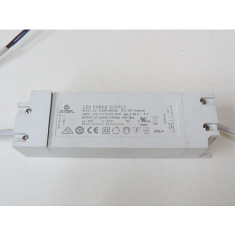 Driver LED 45W Prim 100-277VAC / Sec 27-42VDC 1000mA dimmable 0-10V (XZ-CI45B-420100)