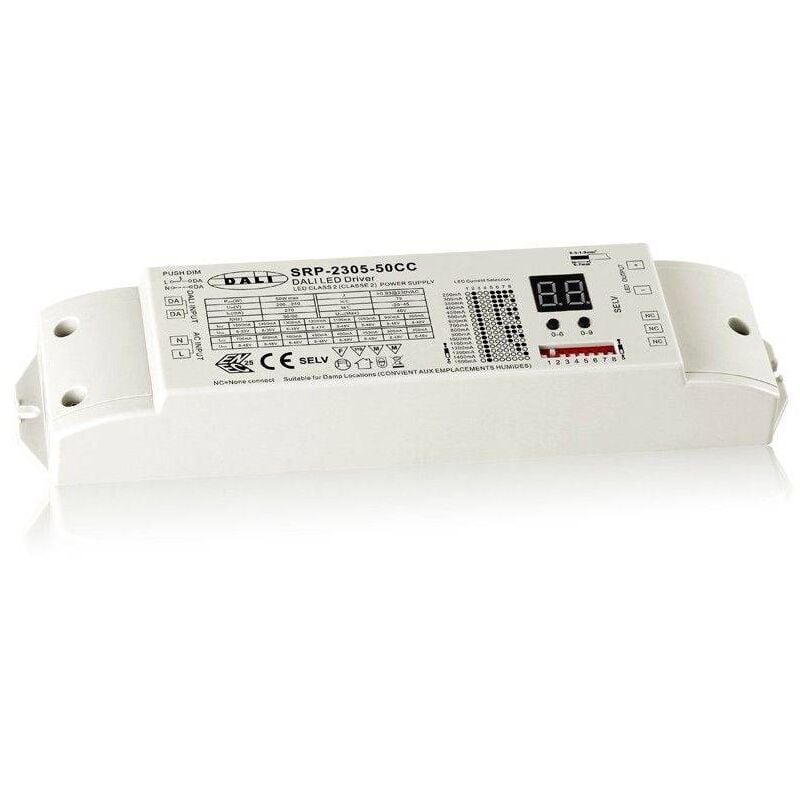

Driver LED Dali Dimmable CC 50W 250-1500ma