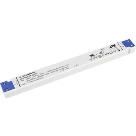 Driver LED grigio-blu 60 W 12 V DC